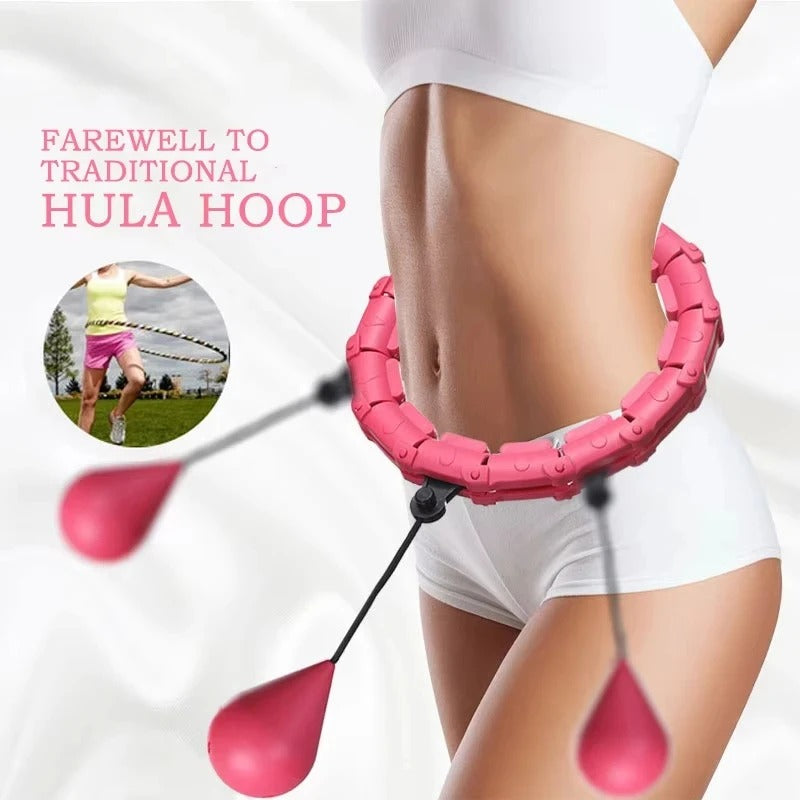 Weighted Hula Hoop – Adjustable Fit Hoop for Weight Loss