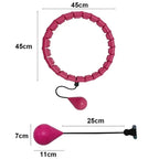 Weighted Hula Hoop – Adjustable Fit Hoop for Weight Loss
