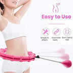 Weighted Hula Hoop – Adjustable Fit Hoop for Weight Loss