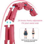 Weighted Hula Hoop – Adjustable Fit Hoop for Weight Loss