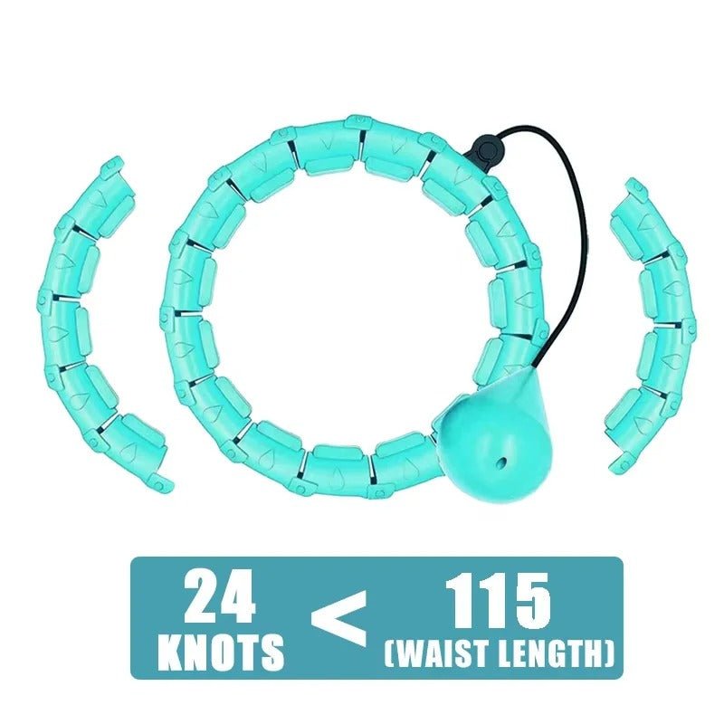 Weighted Hula Hoop – Adjustable Fit Hoop for Weight Loss